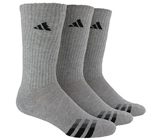 adidas Cushioned Color Crew 3-Pack (M) O/S
