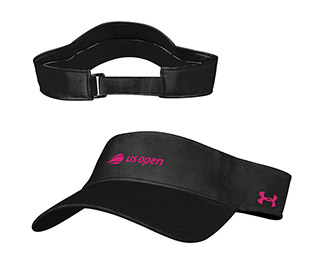US Open Under Armour Logo Visor (W) Black