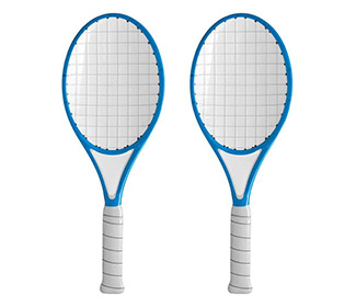 Tennis Two-Piece Melamine Salad Server (2x)