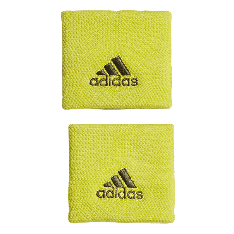 adidas Small Wristband (2x) (Yellow)
