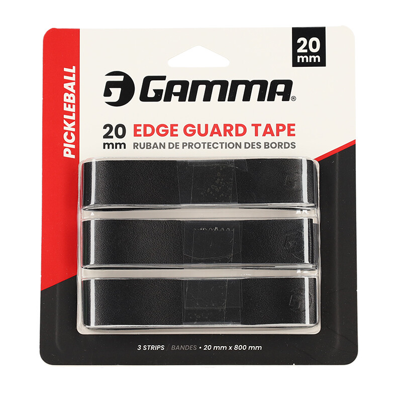 GAMMA 20mm Pickleball Edge Guard Tape (3x) (Black)