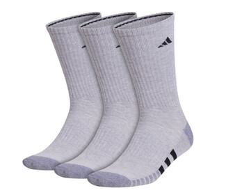 adidas Men's Cushioned 3.0 Crew 3-Pack (Grey)
