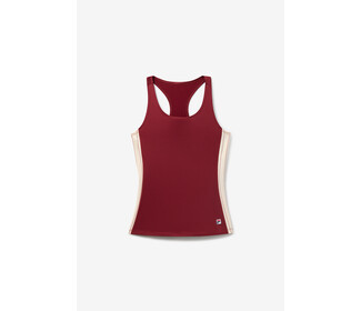 FILA Performance Iconic Racerback Tank (W) (Cabernet)