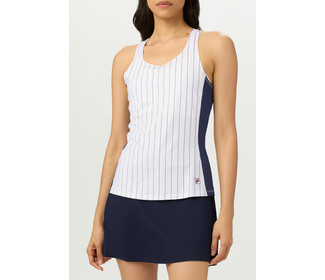 FILA Performance Iconic Racerback Tank (W) (White/Navy)