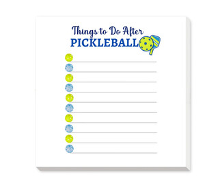 Born To Rally Pickleball Notepad Short - To Do After Pickleball